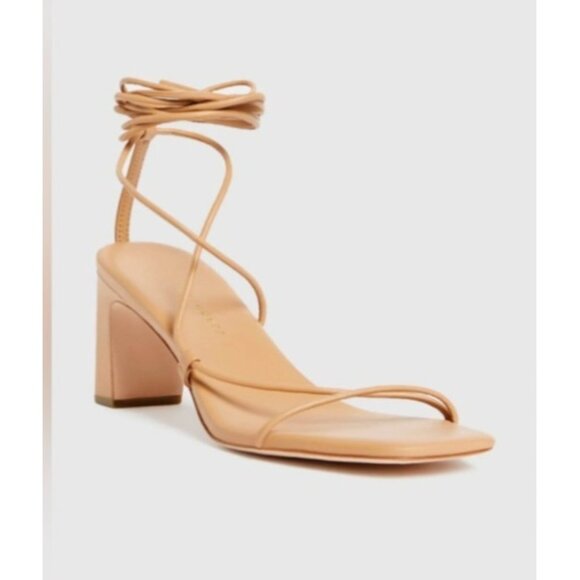 Loeffler Randall lace up heel sandals Size 8 B - Picture 1 of 13